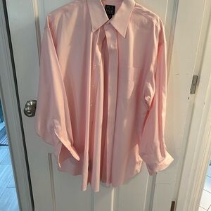 Jos. A. Bank Pink Dress Shirt Elegant Long Sleeve